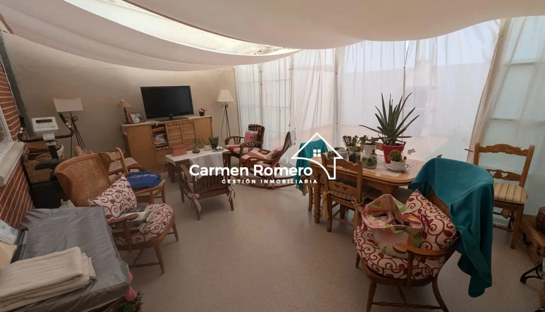 Jardín de Casa adosada en venta en Villoria con Calefacción, Jardín privado y Amueblado