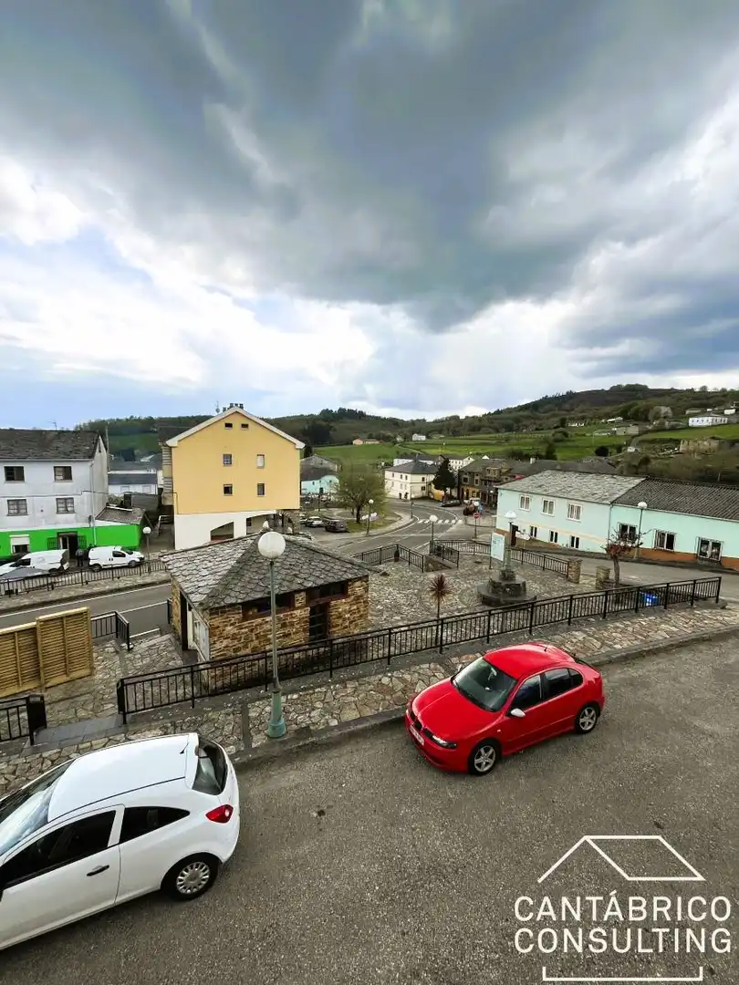 Vista exterior de Casa adosada en venta en San Martín de Oscos con Terraza
