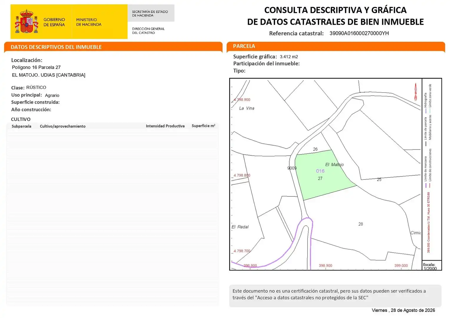 Residential zum Verkauf in Udías