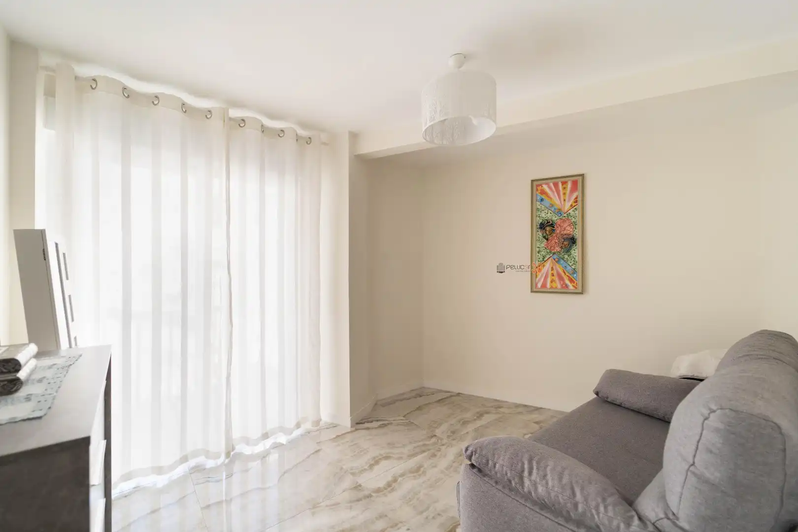 Sala de estar de Piso en venta en Benidorm con Aire acondicionado, Terraza y Amueblado