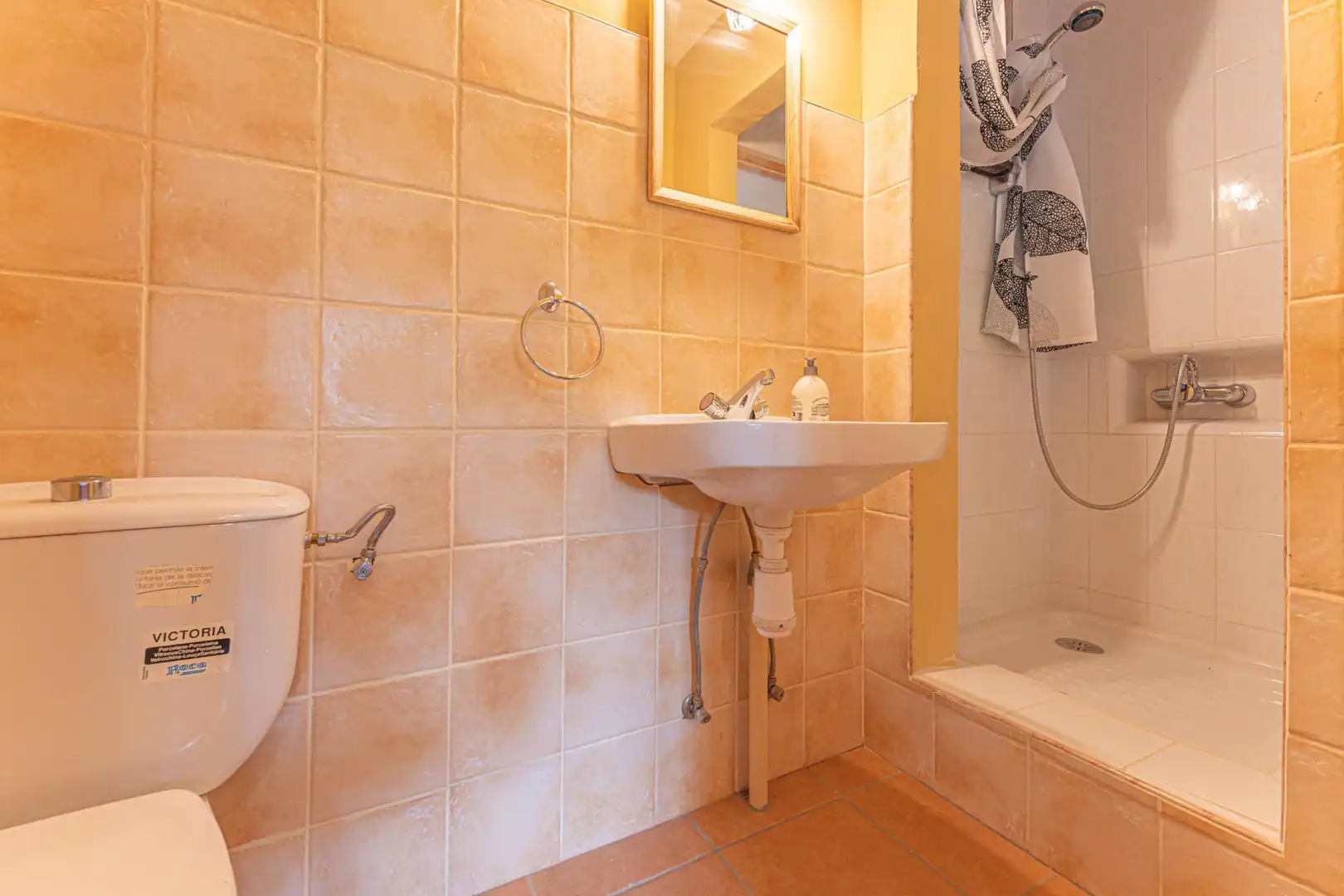 Baño de Finca rústica en venta en Cabanelles con Terraza, Piscina y Balcón