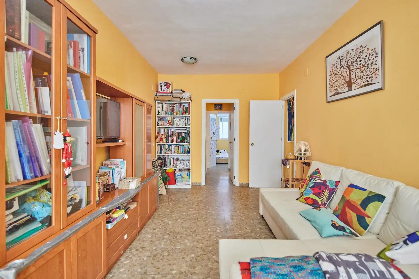 Sala d'estar de Pis en venda en Cádiz amb Aire condicionat i Balcó