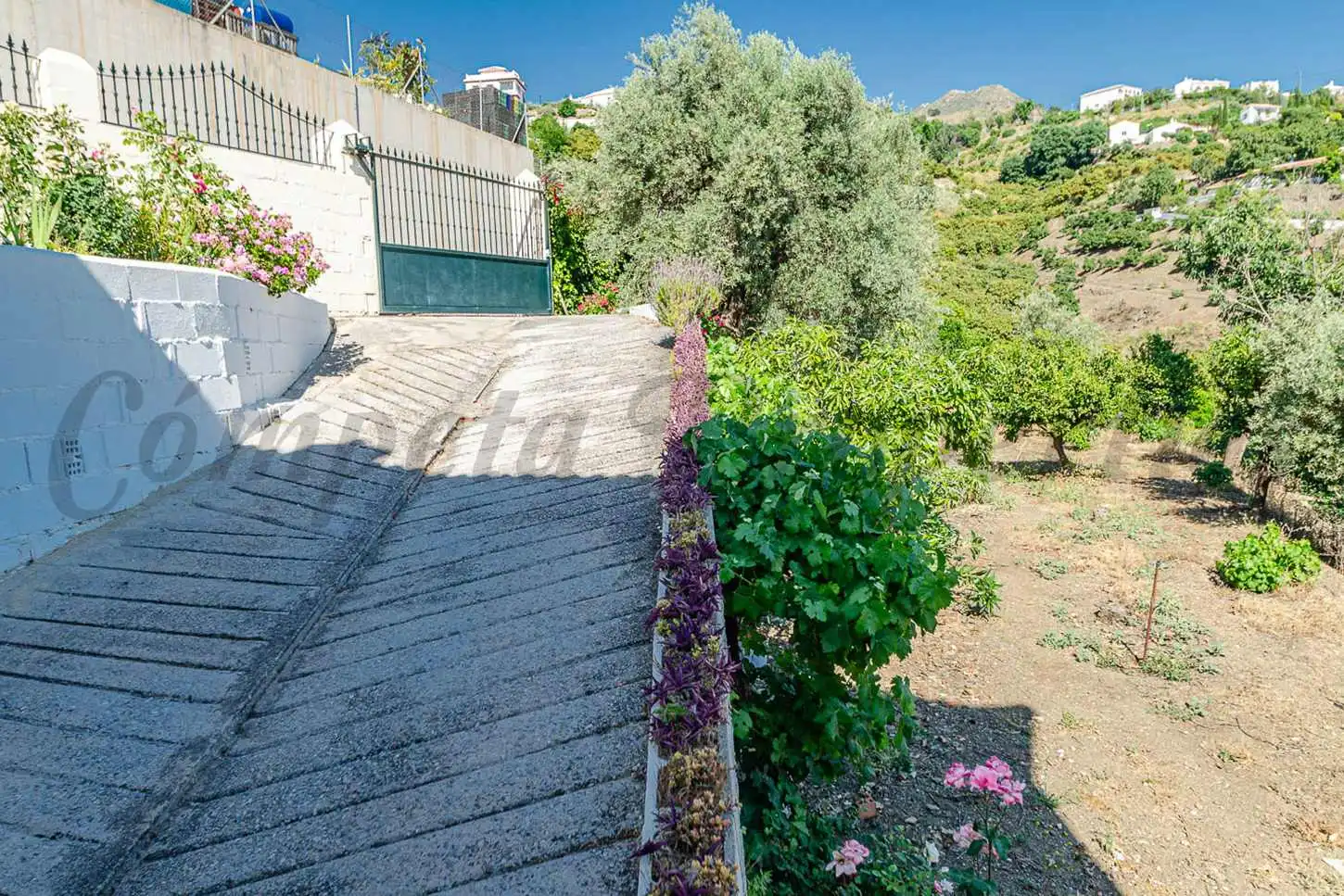 Vista exterior de Casa o xalet en venda en Canillas de Albaida amb Jardí privat, Terrassa i Traster