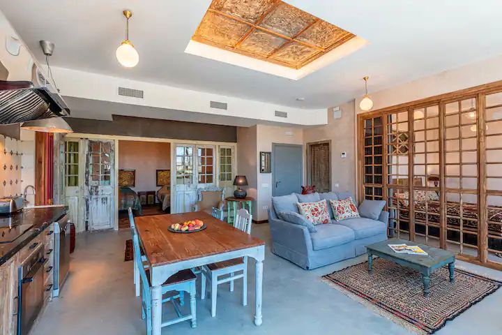 Living room of Flat to rent in Tarifa  with Air Conditioner, Furnished and Community pool