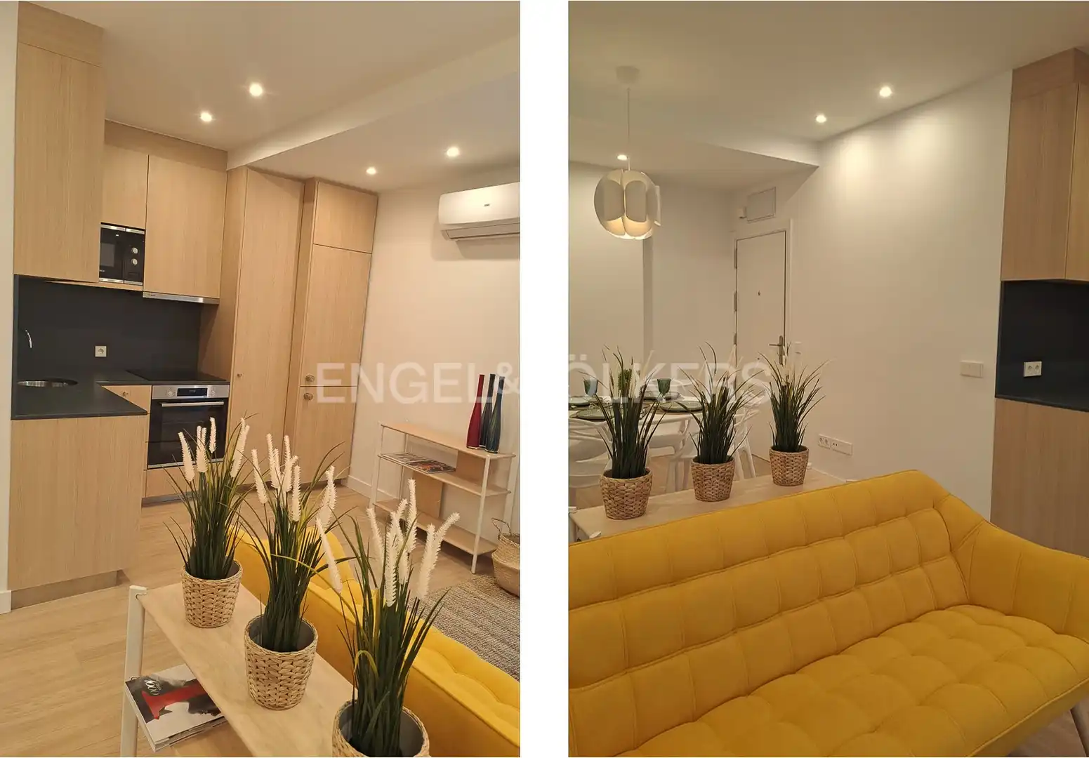 Living room of Apartments for rent in Madrid  with Air Conditioner, Heating and Furnished
