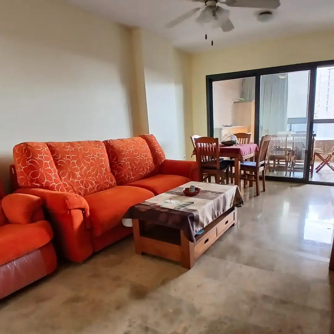 Living room of Flat for sale in Finestrat  with Private garden and Community pool