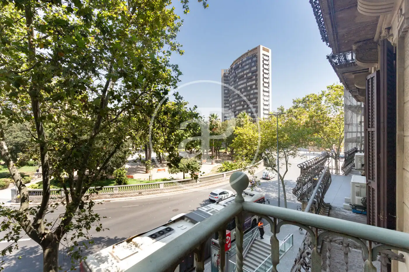 Vista exterior de Piso de alquiler en Barcelona con Aire acondicionado, Calefacción y Terraza