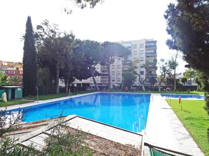 Swimming pool of Flat for sale in Málaga Capital  with Air Conditioner, Private garden and Terrace