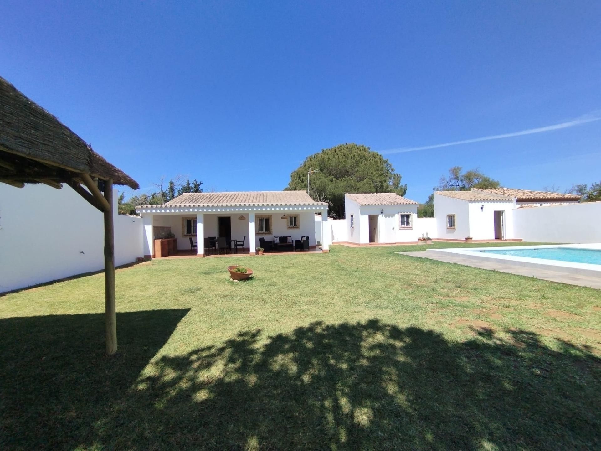Garden of House or chalet to rent in Chiclana de la Frontera  with Air Conditioner, Private garden and Terrace