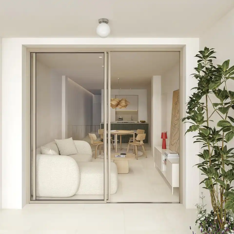 Sala de estar de Piso en venta en Jacarilla con Terraza, Piscina y Piscina comunitaria