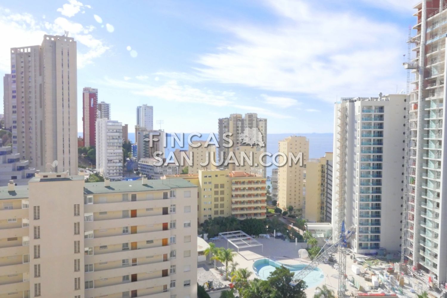Exterior view of Flat for sale in Benidorm  with Terrace and Community pool