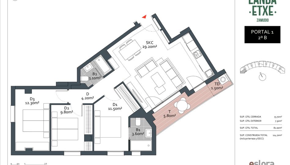 Foto 1 de Piso en venta en Zamudio, Bizkaia