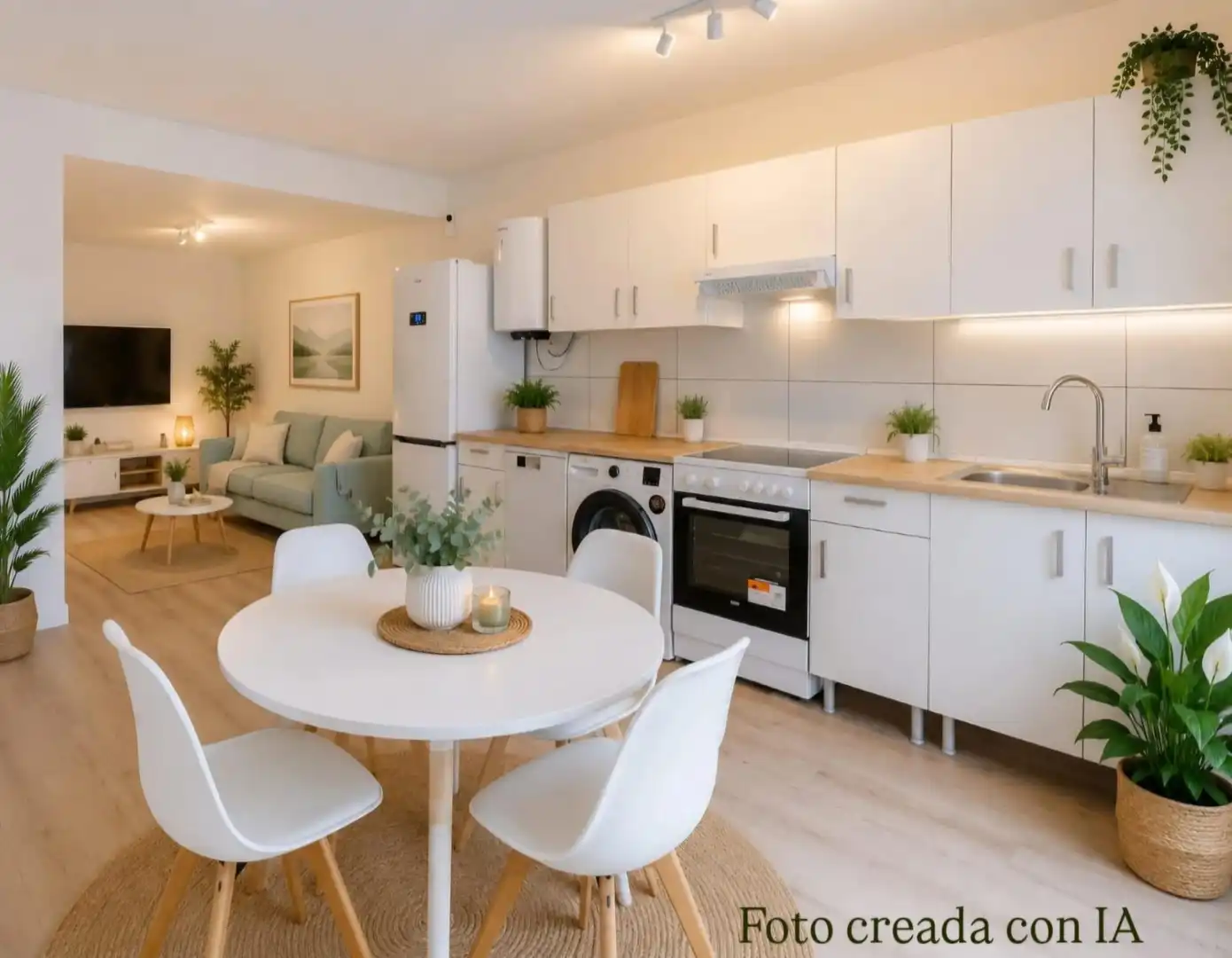 Kitchen of Apartments for sale in Benalmádena  with Air Conditioner, Terrace and Alarm