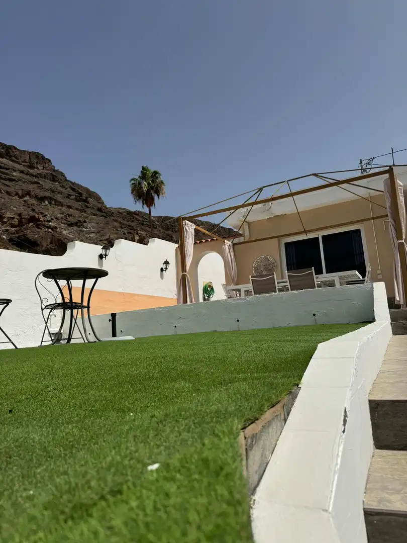 Terraza de Casa o chalet en venta en Mogán con Jardín privado, Trastero y Amueblado