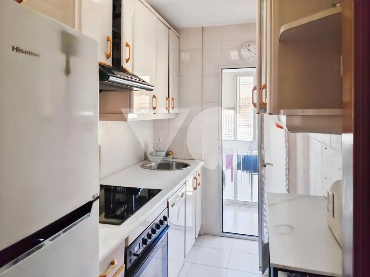 Kitchen of Flat for sale in Madrid  with Air Conditioner, Heating and Terrace