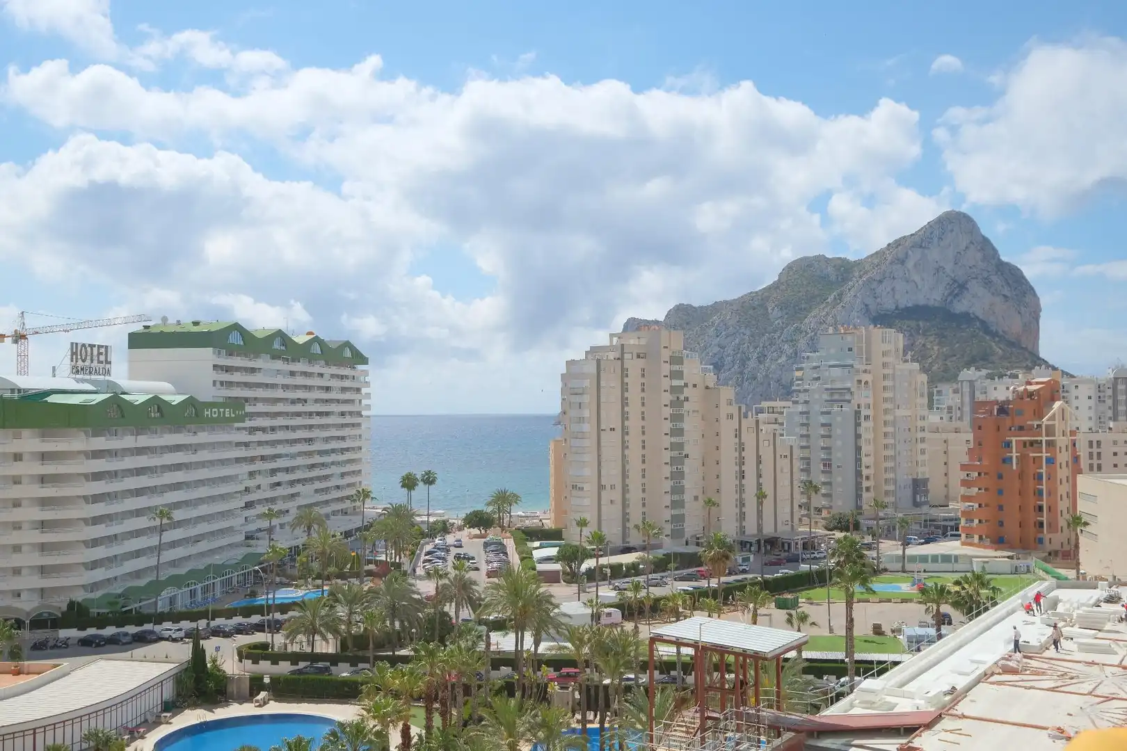 Vista exterior de Apartamento en venta en Calpe / Calp con Calefacción y Piscina