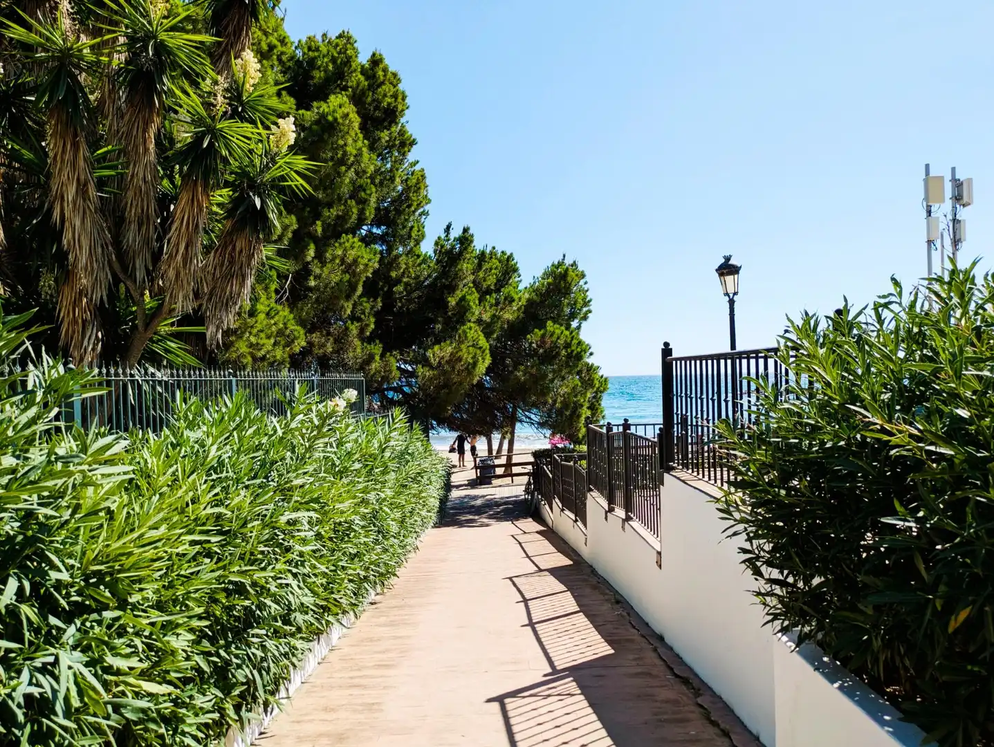 Exterior view of Flat for sale in Marbella  with Air Conditioner, Heating and Private garden