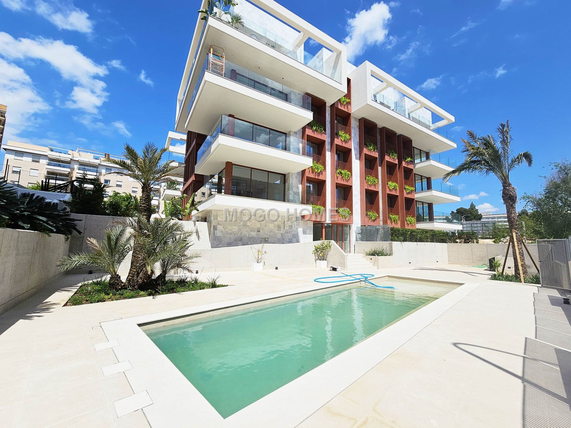 Piscina de Pis de lloguer en  Palma de Mallorca amb Aire condicionat, Calefacció i Terrassa