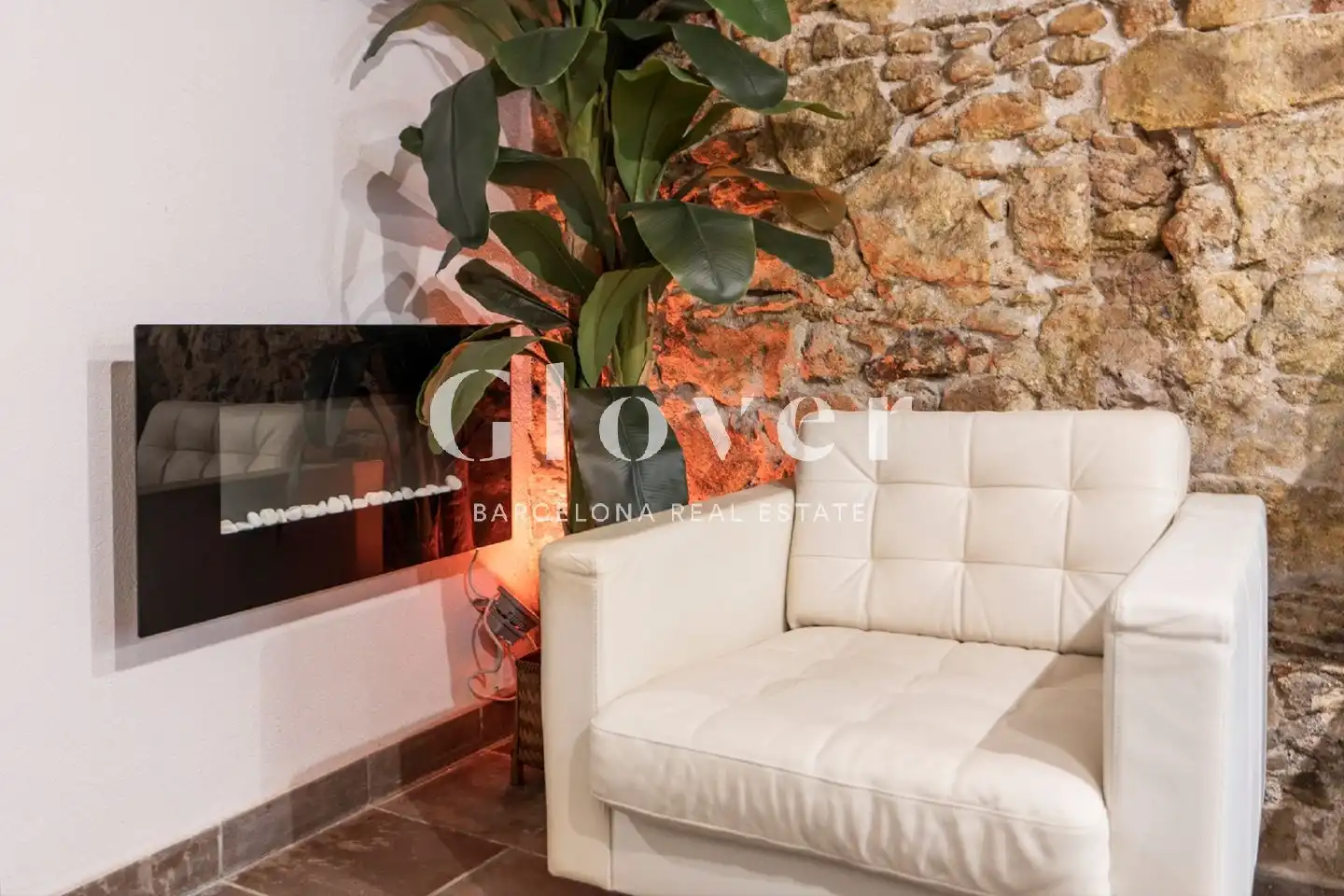 Sala d'estar de Planta baixa en venda en Barcelona amb Aire condicionat