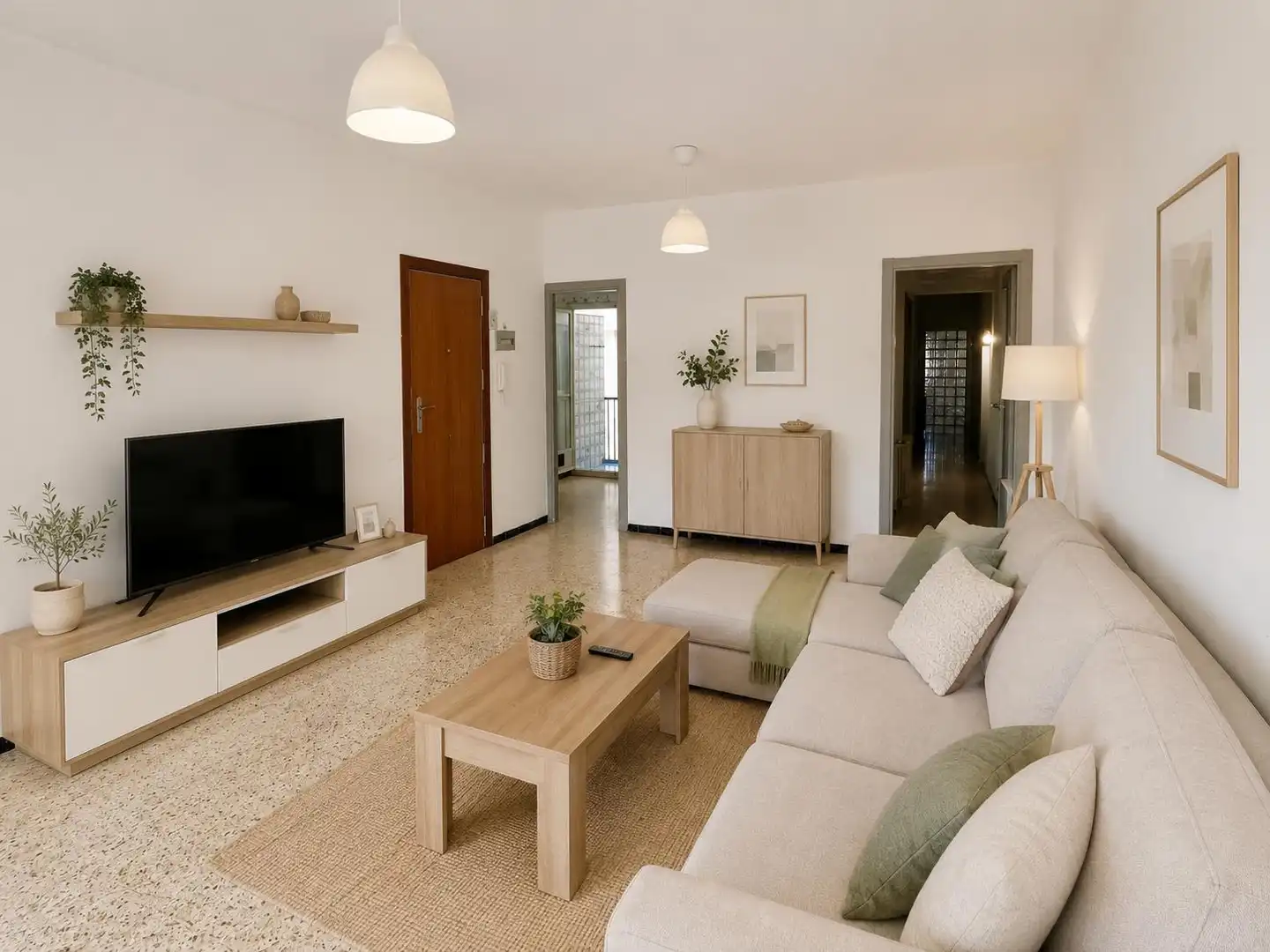 Living room of Flat for sale in Sabadell  with Heating, Oven and Balcony