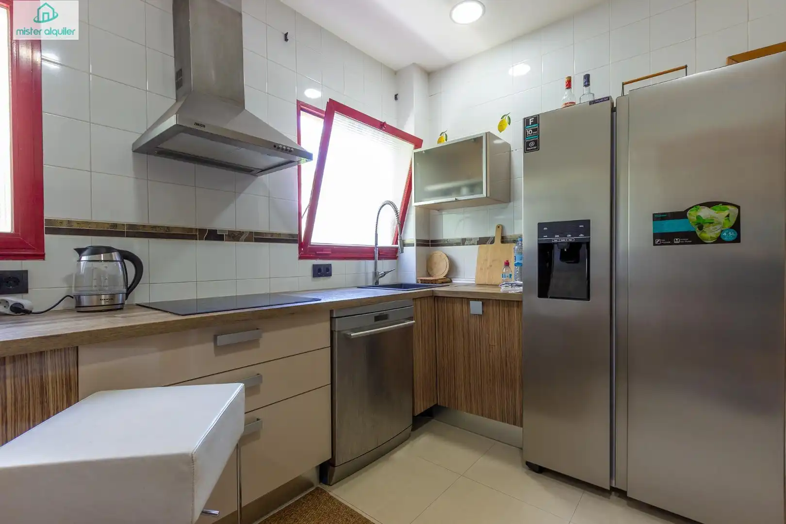 Kitchen of Apartments for rent in El Campello  with Air Conditioner, Terrace and Furnished