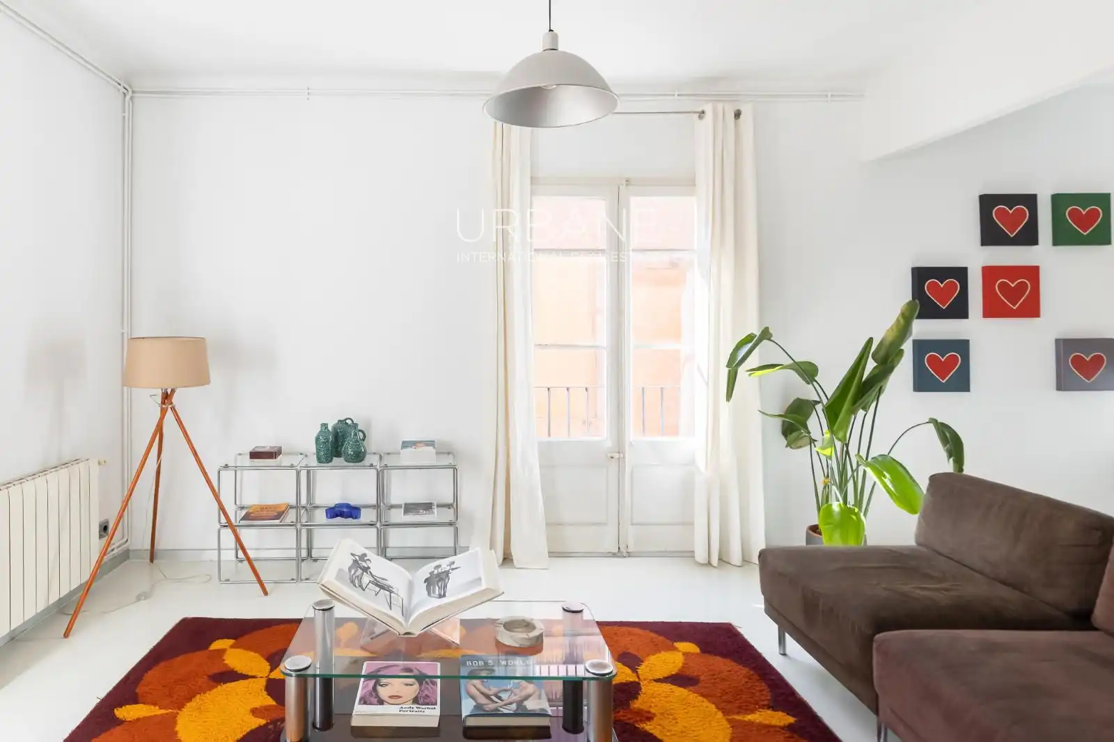 Sala de estar de Ático en venta en Barcelona con Calefacción, Terraza y Amueblado