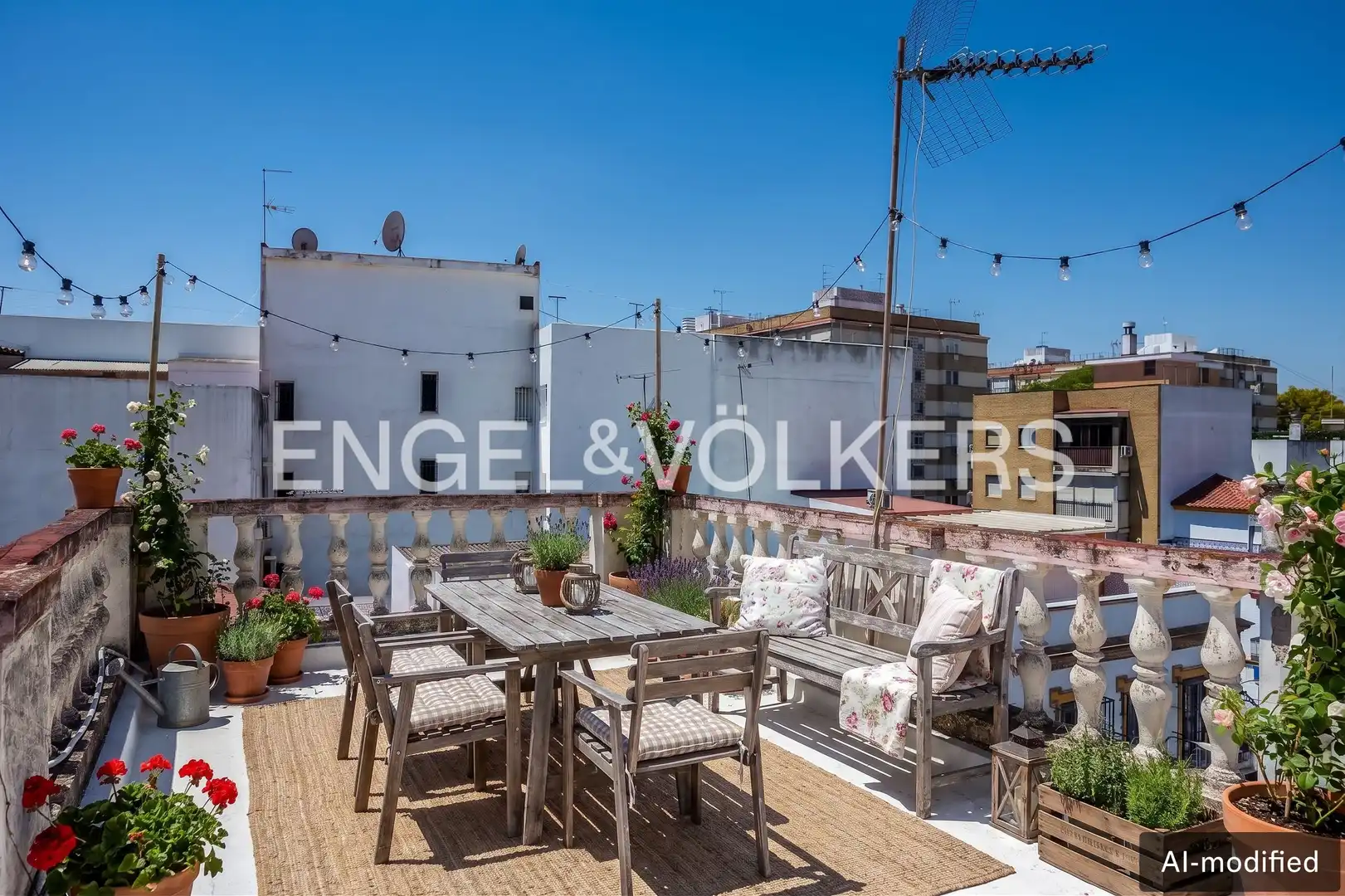 Terraza de Dúplex en venta en Sevilla con Aire acondicionado, Calefacción y Amueblado
