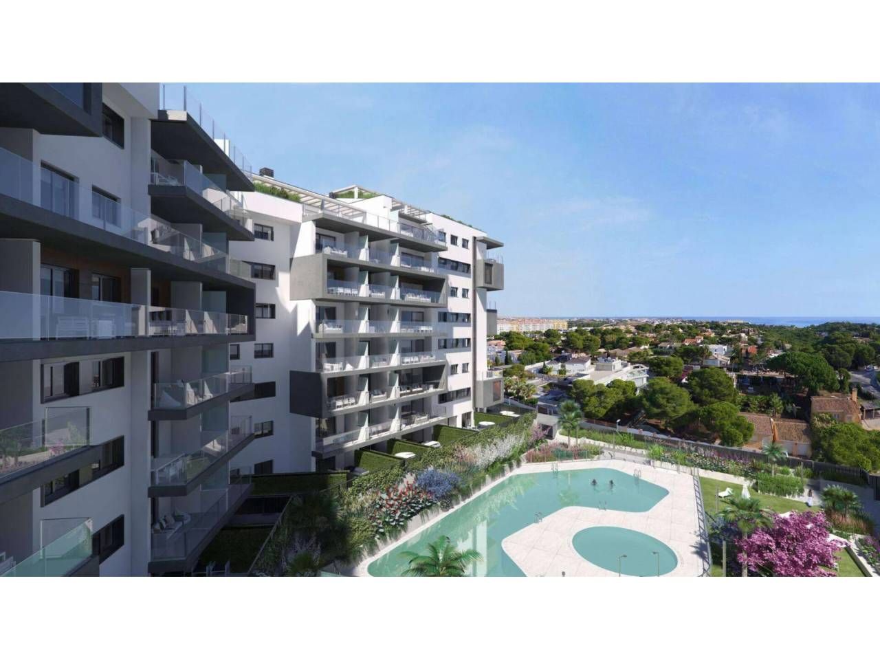 Vista exterior de Apartamento en venta en Orihuela con Balcón y Piscina comunitaria