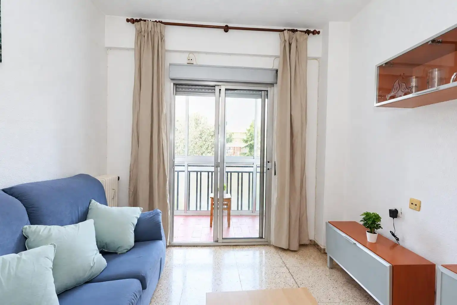 Balcony of Flat for sale in Granada  with Heating, Furnished and Balcony