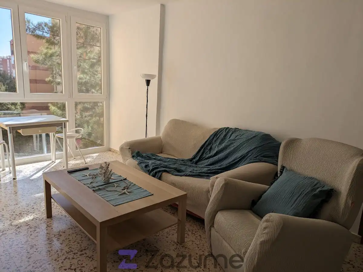 Living room of Flat for rent in Málaga Capital  with Private garden, Furnished and Oven