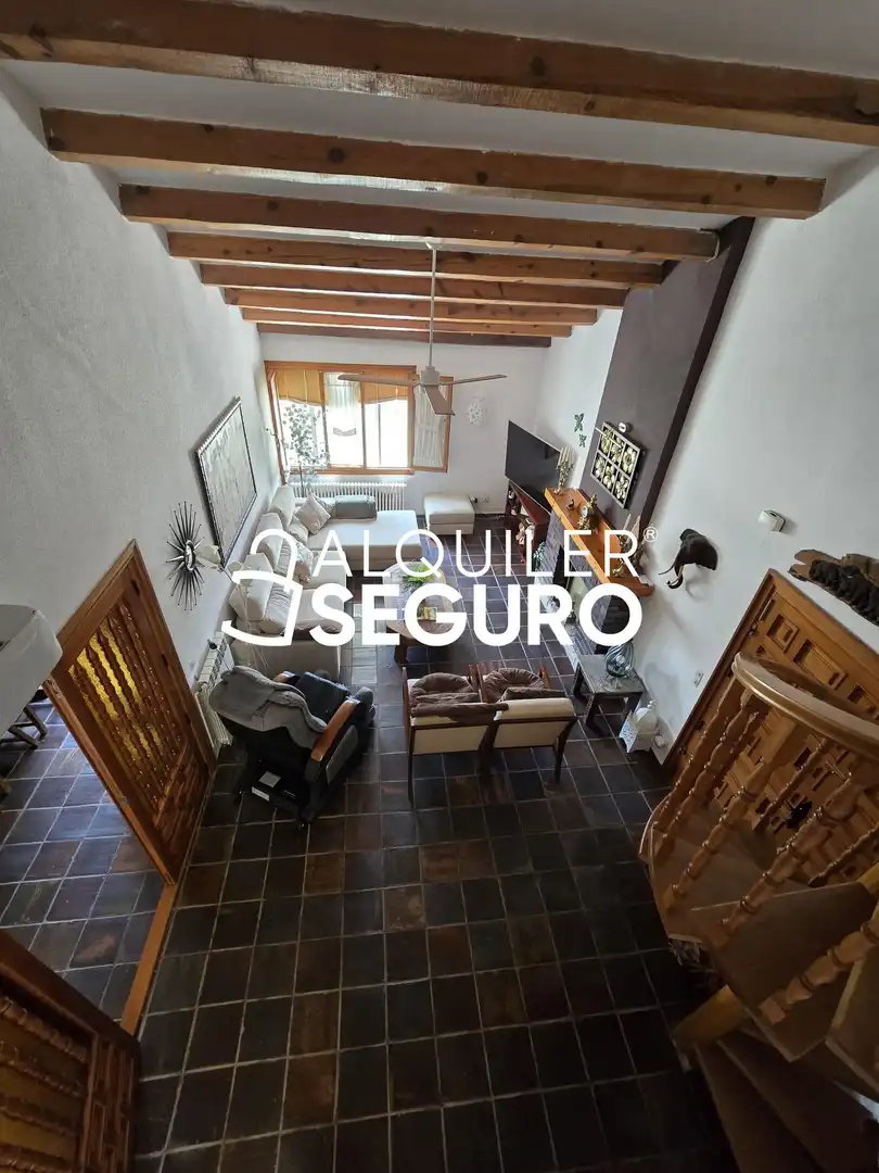 Living room of Houses for rent in Nuevo Baztán  with Air Conditioner, Heating and Terrace