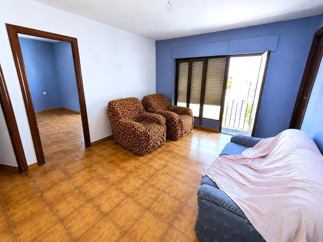 Sala de estar de Casa o chalet en venta en La Zarza (Badajoz) con Terraza