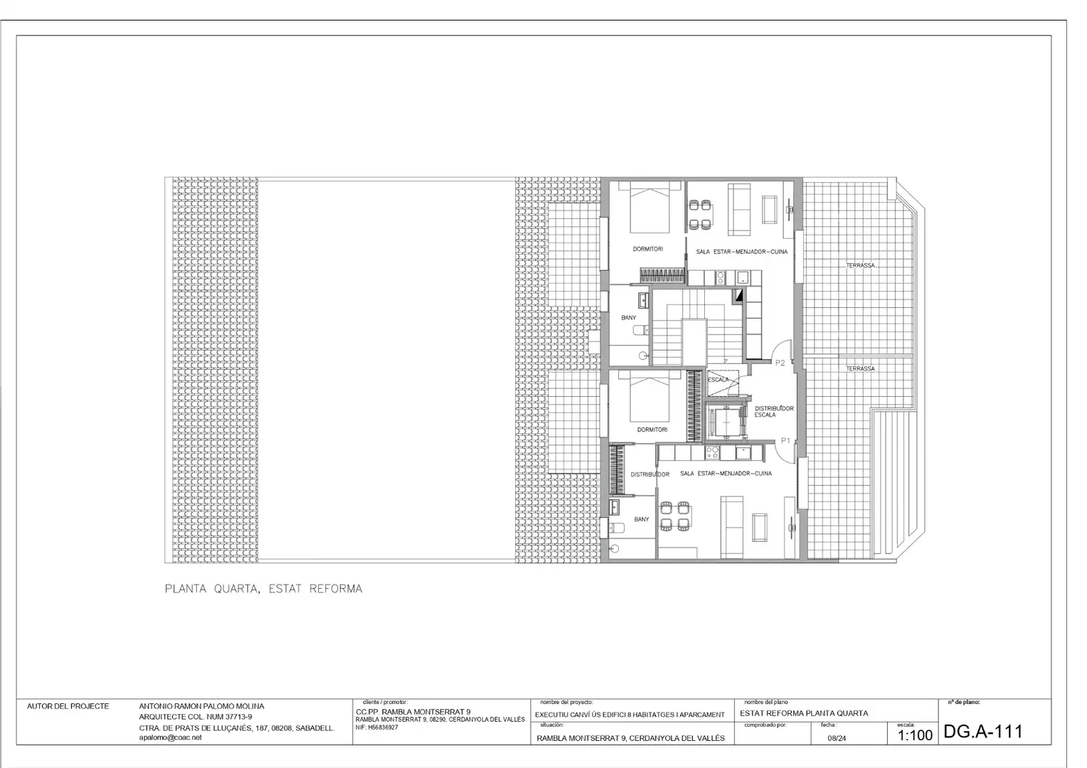 Penthouse mit Aufzug zum Verkauf in Rambla de Montserrat 9, imagen 5