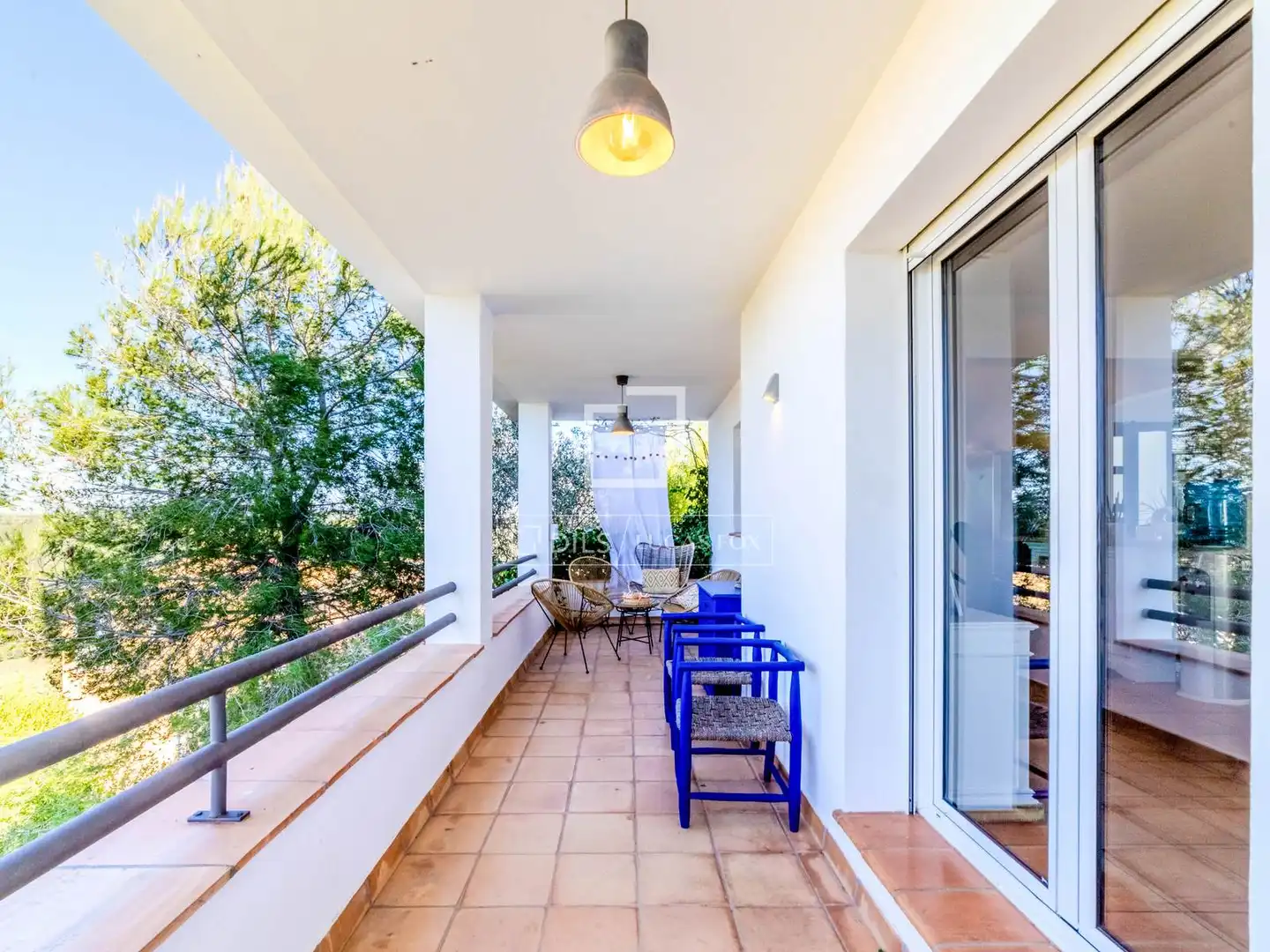 Terrassa de Casa o xalet en venda en Sant Pere de Ribes amb Aire condicionat, Jardí privat i Terrassa