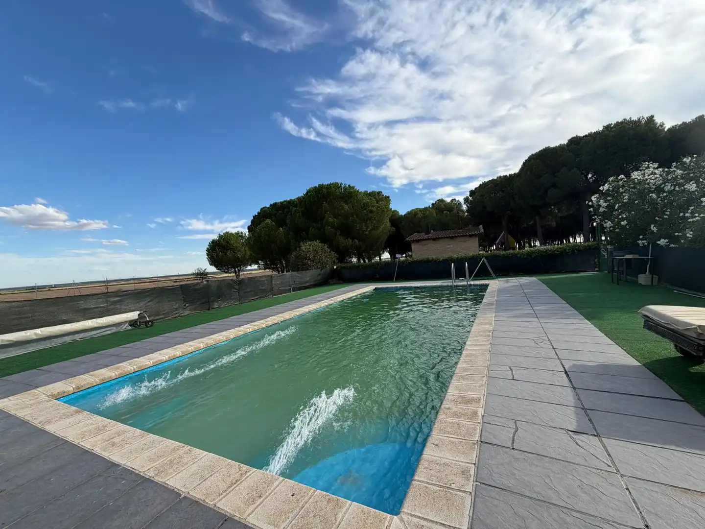Swimming pool of Country homes for sale in Tordesillas  with Private garden, Terrace and Storage room