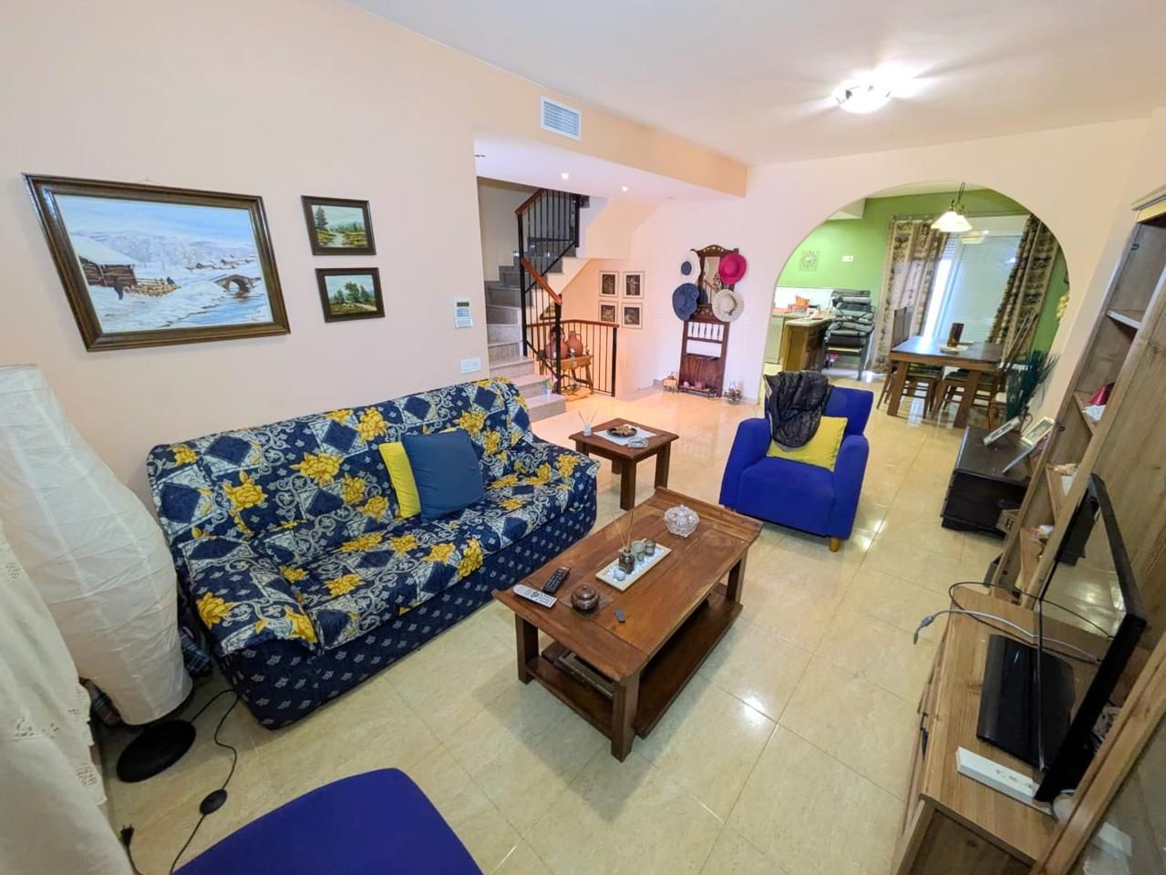 Sala de estar de Casa o chalet en venta en San Pedro de Mérida con Aire acondicionado y Terraza