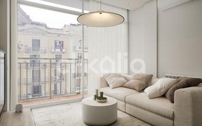 Living room of Flat for sale in  Barcelona Capital  with Air Conditioner, Heating and Terrace