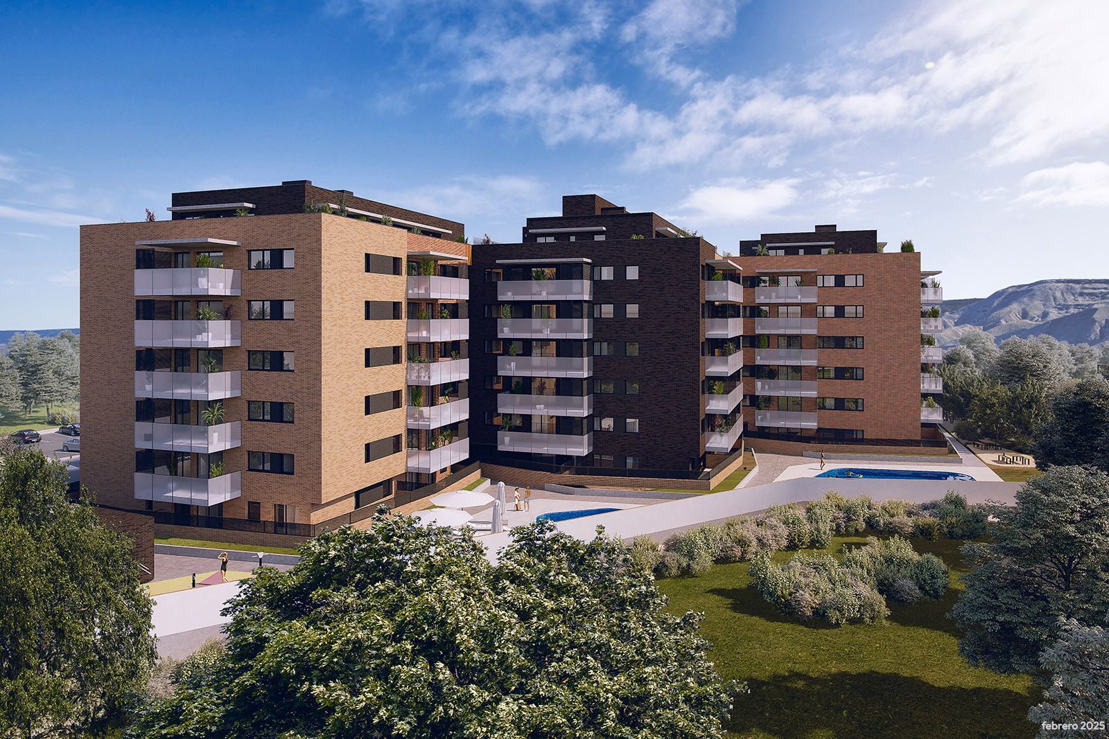 Vista exterior de Àtic en venda en Alcalá de Henares amb Calefacció, Terrassa i Piscina comunitària