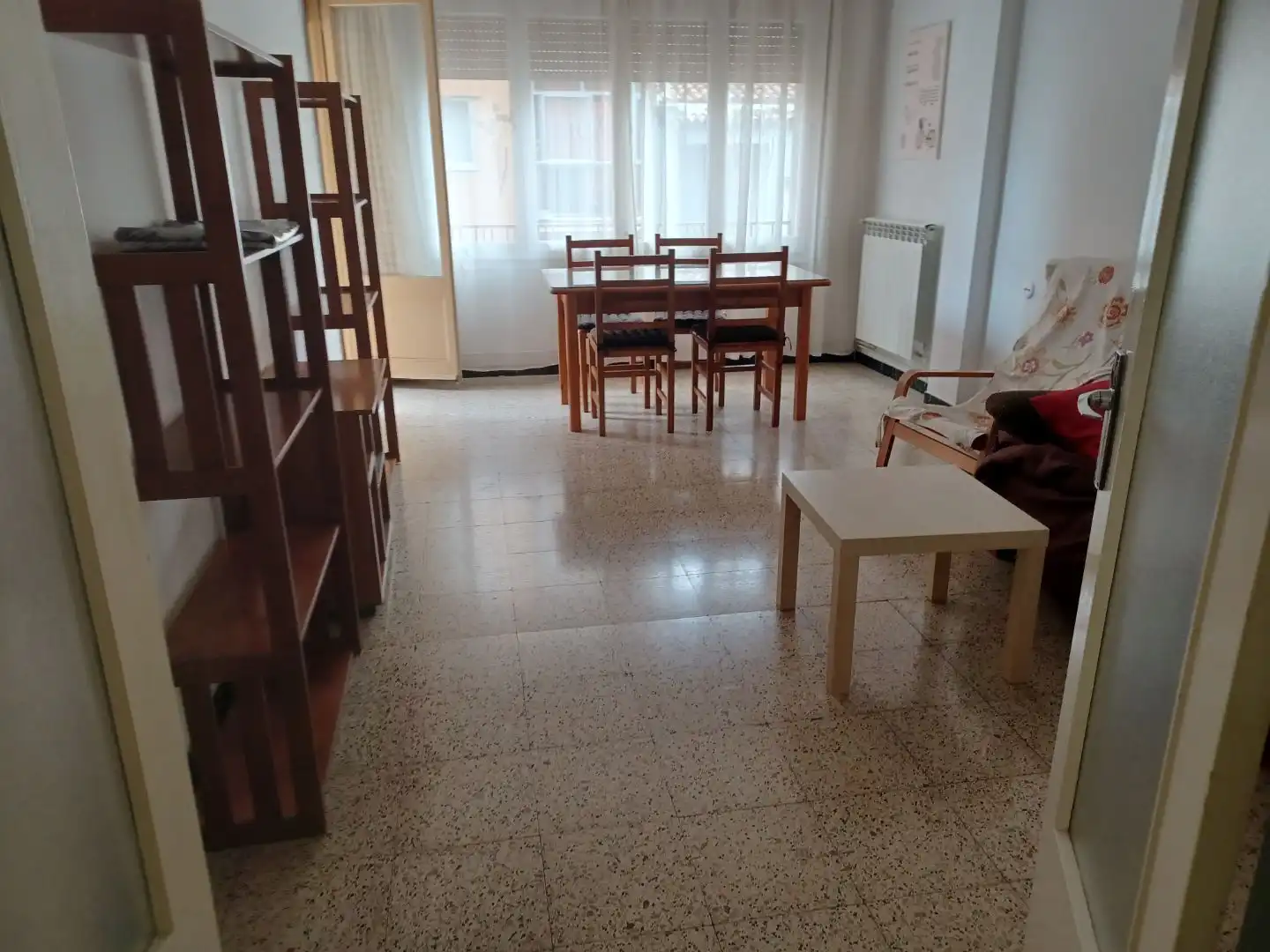 Sala de estar de Piso de alquiler en Lleida con Calefacción, Terraza y Amueblado