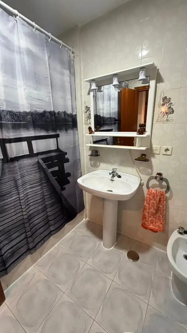 Bathroom of Flat for rent in Castuera  with Furnished, Oven and Washing machine