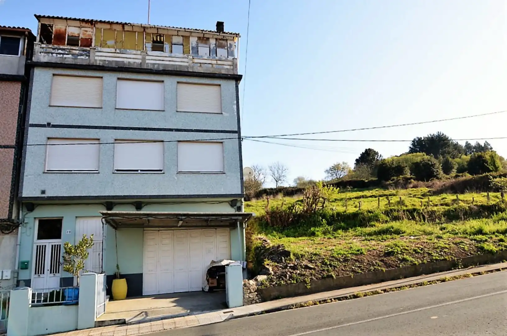 Vista exterior de Piso en venta en Betanzos