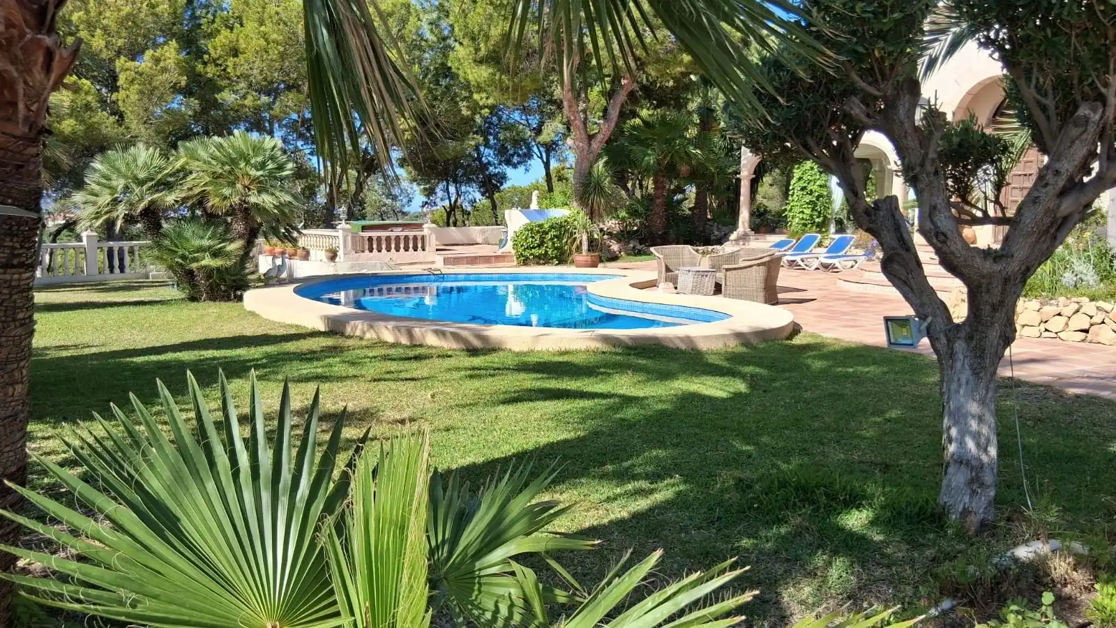 Garden of Houses for sale in L'Alfàs del Pi  with Air Conditioner, Heating and Private garden