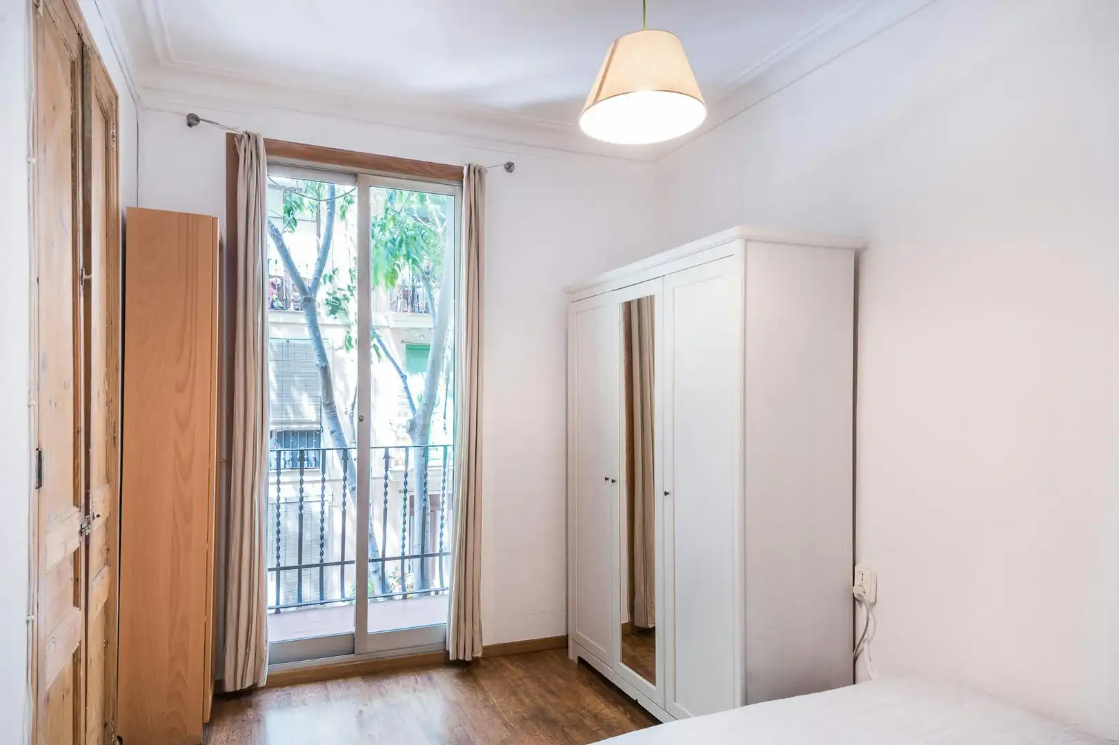 Bedroom of Flat for rent in Barcelona  with Heating, Furnished and Washing machine