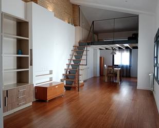 Living room of Loft to rent in  Zaragoza Capital  with Air Conditioner and Balcony