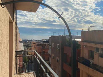 Exterior view of Flat for sale in Mataró  with Air Conditioner, Terrace and Alarm