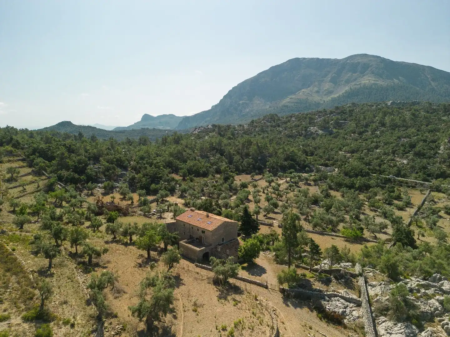 Vista exterior de Finca rústica en venta en Escorca con Jardín privado, Terraza y Trastero