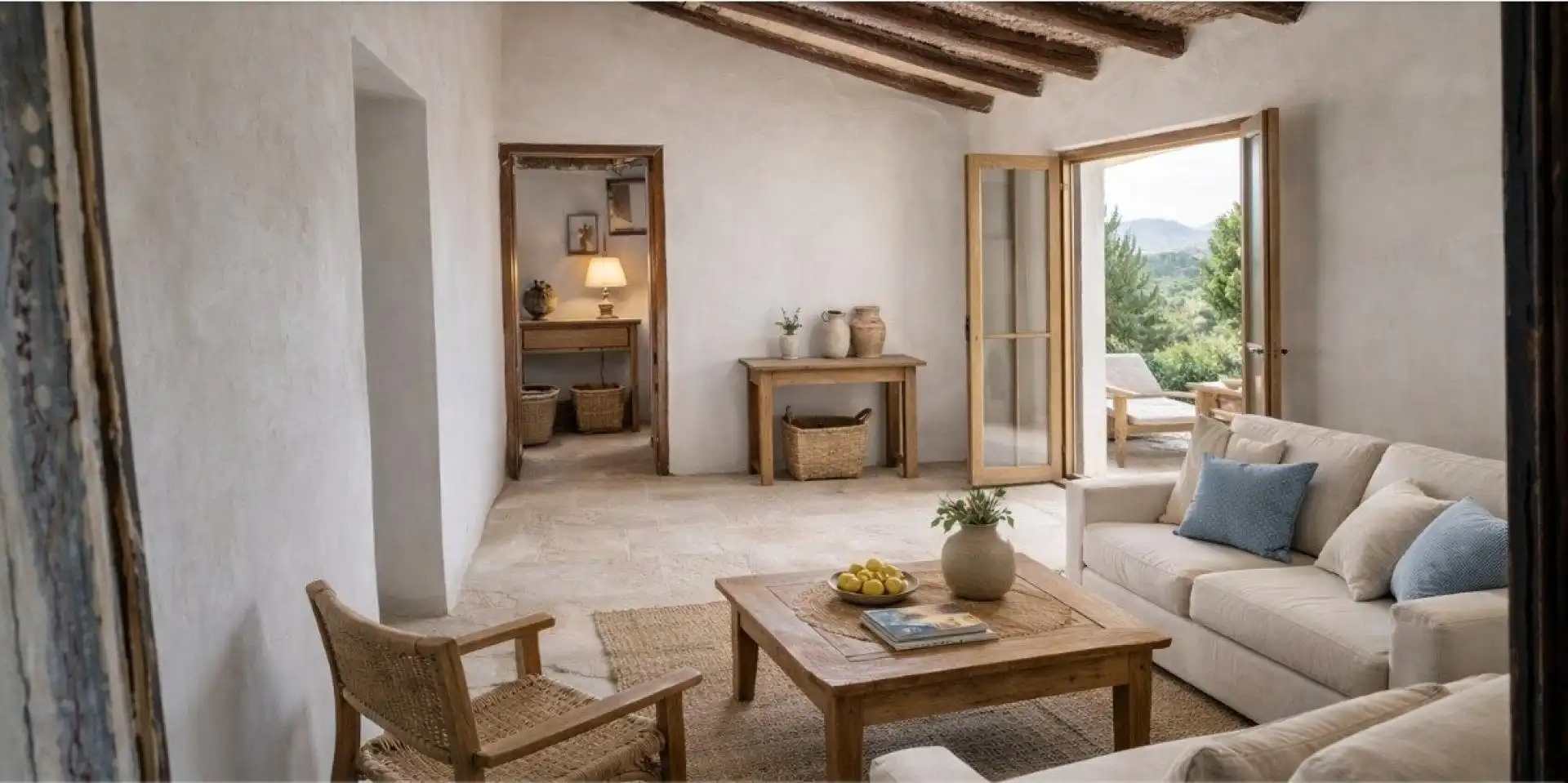 Wohnzimmer von Country house zum Verkauf in Sorbas mit Terrasse