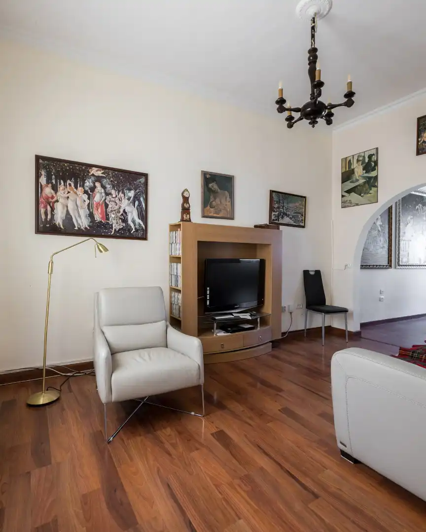 Sala d'estar de Pis en venda en San Cristóbal de la Laguna amb Jardí privat, Terrassa i Moblat
