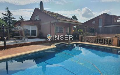 Exterior view of House or chalet for sale in Cervelló  with Terrace and Swimming Pool