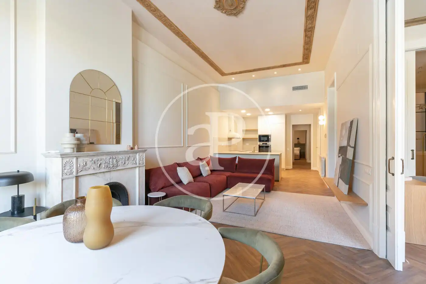 Living room of Flat for sale in Barcelona  with Air Conditioner, Heating and Private garden